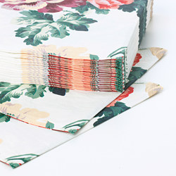 SMAKSINNE - Paper napkin, multicolour/flower, 33x33 cm