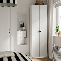 LASTARE - Wardrobe combination, white, 60x42x200 cm