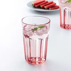 POKAL - Glass, pink, 35 cl
