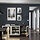 BESTÅ - kombinasi penyimpanan dengan pintu, hitam-cokelat Sindvik/Stubbarp/abu-abu muda-krem kaca bening, 180x42x74 cm | IKEA Indonesia - PE822183_S1