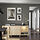 BESTÅ - storage combination with drawers, white stained oak effect Hanviken/Sindvik/Stubbarp white stained oak eff clear glass, 180x42x74 cm | IKEA Indonesia - PE822204_S1