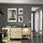 BESTÅ - storage combination with drawers, white stained oak effect Hanviken/Sindvik/Stubbarp white stained oak eff clear glass, 180x42x74 cm | IKEA Indonesia - PE822210_S1