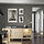 BESTÅ - kombinasi penyimpanan dengan laci, efek kayu oak diwarnai putih Lappviken/Sindvik/Stubbarp kaca bning ksan kayu oak dwrnai pth, 180x42x74 cm | IKEA Indonesia - PE822205_S1
