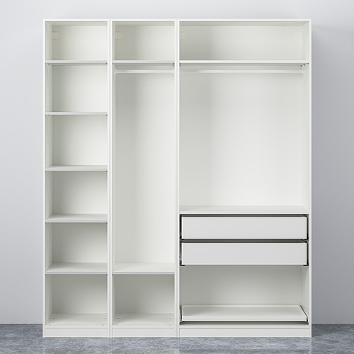 PAX/MEHAMN wardrobe with sliding doors