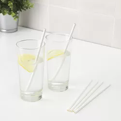 FÖRNYANDE - Sedotan minuman, kertas/putih