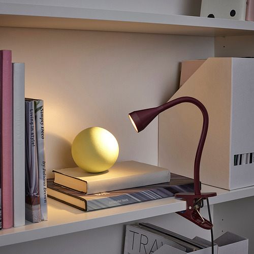 NÄVLINGE lampu sorot jepit LED