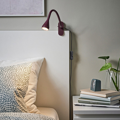 NÄVLINGE lampu sorot jepit LED
