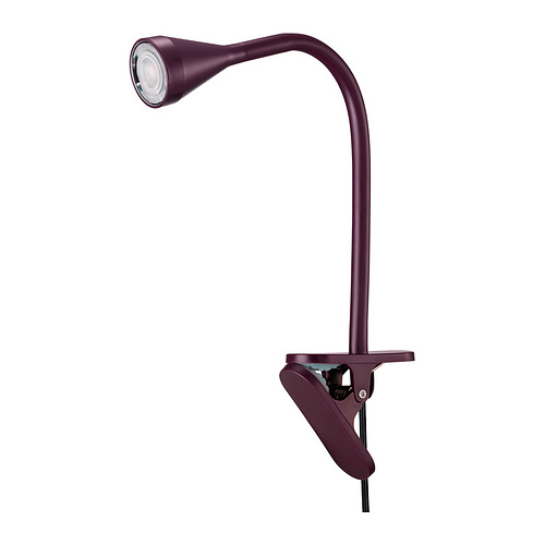 NÄVLINGE lampu sorot jepit LED