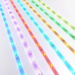 VATTENSTEN - Strip lampu LED, aneka warna, 3 m