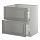 METOD - base cb 2 fronts/2 high drawers, white Maximera/Bodbyn grey, 80x60x80 cm | IKEA Indonesia - PE350797_S1