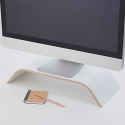 SIGFINN - Monitor stand, fixed height, white