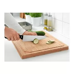VARDAGEN - Pisau masak, abu-abu tua, 20 cm