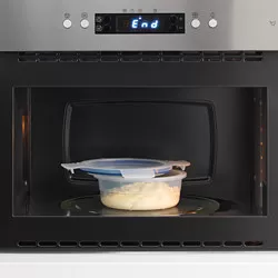 IKEA 365+ - Wadah makanan dengan penutup, bulat/plastik, 450 ml