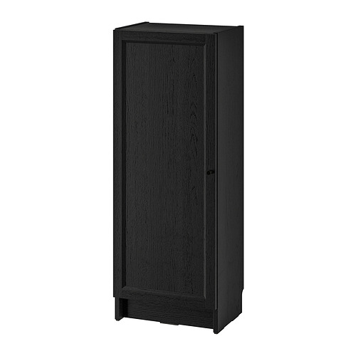 BILLY/OXBERG lemari buku dg pintu