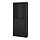 BILLY/OXBERG - lemari buku dg panel/pintu kaca, hitam efek kayu oak, 80x30x202 cm | IKEA Indonesia - PE864656_S1