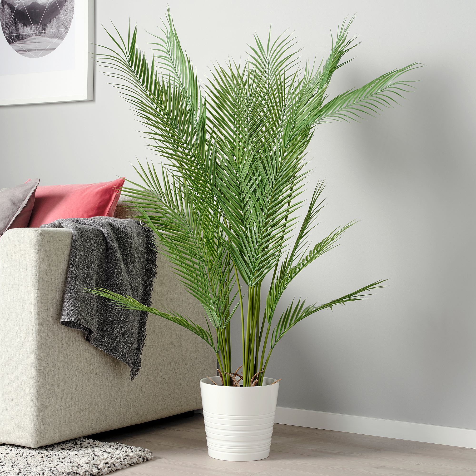 FEJKA artificial potted plant, in/outdoor palm IKEA