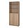 BILLY/OXBERG - bookcase with doors, oak effect, 80x30x202 cm | IKEA Indonesia - PE864668_S1