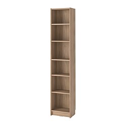 BILLY - Bookcase, oak effect, 40x28x202 cm