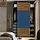 PAX/MEHAMN wardrobe with sliding doors