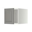 METOD - Top cabinet, white/Bodbyn grey, 40x60x40 cm