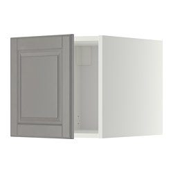 METOD - Top cabinet, white/Bodbyn grey, 40x60x40 cm