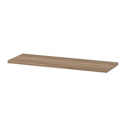 BILLY - Rak, efek kayu oak, 76x26 cm