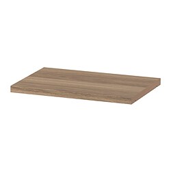 BILLY - Rak, efek kayu oak, 36x26 cm