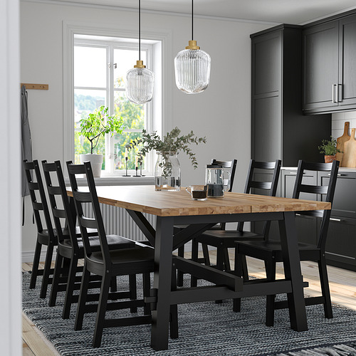SKOGSTA dining table, acacia/black, 235x100 cm | IKEA Indonesia SKOGSTA dining table, acacia/black, 235x100 cm | IKEA Indonesia