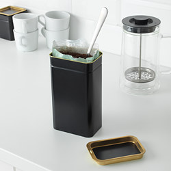 BLOMNING - Coffee/tea tin, 11x7x20 cm