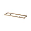 KOMPLEMENT - Clothes rail, white stained oak effect, 100x35 cm