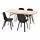 ODGER/VOXLÖV table and 4 chairs