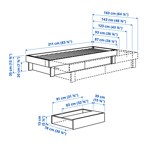 GLAMBERGET Measurement Illustration