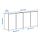 IVAR - kabinet dinding dg pintu, kayu pinus, 160x30x83 cm | IKEA Indonesia - PE865020_S1