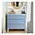 PLATSA - lemari 3 laci, putih/Sannidal biru, 80x57x73 cm | IKEA Indonesia - PE967622_S1