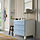 PLATSA - lemari 3 laci, putih/Sannidal biru, 80x57x73 cm | IKEA Indonesia - PE967624_S1