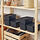 UPPSNOFSAD - kotak penyimpanan, hitam, 25x17x12 cm/3.5 l | IKEA Indonesia - E1006085_S1