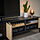 BOASTAD - TV storage combination, black/oak veneer, 223x42x185 cm | IKEA Indonesia - PE935887_S1