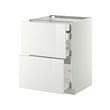 METOD - Base cb 2 frnts/2 low/1 md/1 hi drw, white Maximera/Ringhult white, 60x60x80 cm