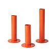 TUVKORNELL - Candle holder, set of 3, orange