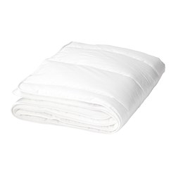 LEN - Selimut untuk tempat tidur bayi, putih, 110x125 cm