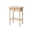 BJÖRKSNÄS - Meja samping tempat tidur, kayu birch, 48x38 cm