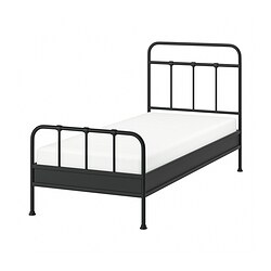STJÄRNÖ - Bed frame, anthracite/Luröy, 90x200 cm