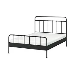 STJÄRNÖ - Bed frame, anthracite/Luröy, 160x200 cm