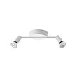KRUSNATE - Ceiling spotlight with 2 spots, white