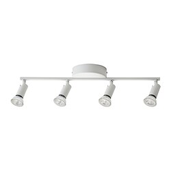 KRUSNATE - Ceiling spotlight with 4 spots, white