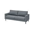 SALTSJÖBADEN - 3-seat sofa, Gunnared medium grey