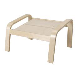 POÄNG - Rangka bangku kaki, veneer kayu birch