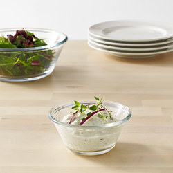 VARDAGEN - Bowl, clear glass, 12 cm