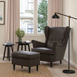 STRANDMON - wing chair, Grann/Bomstad dark brown | IKEA Indonesia - PE823015_S2