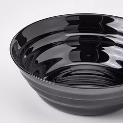 NÄTBARB - Mangkuk, hitam, 14 cm